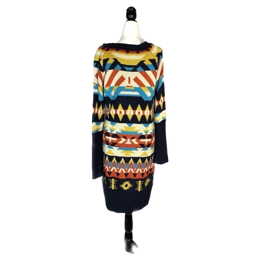 Jessica Simpson Sweater Dress Floklore Ethnic - Picture 3 of 14